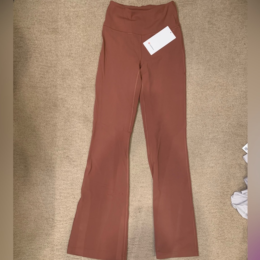 NWT! Lululemon Groove Pant SHR Flare in Ancient Copper